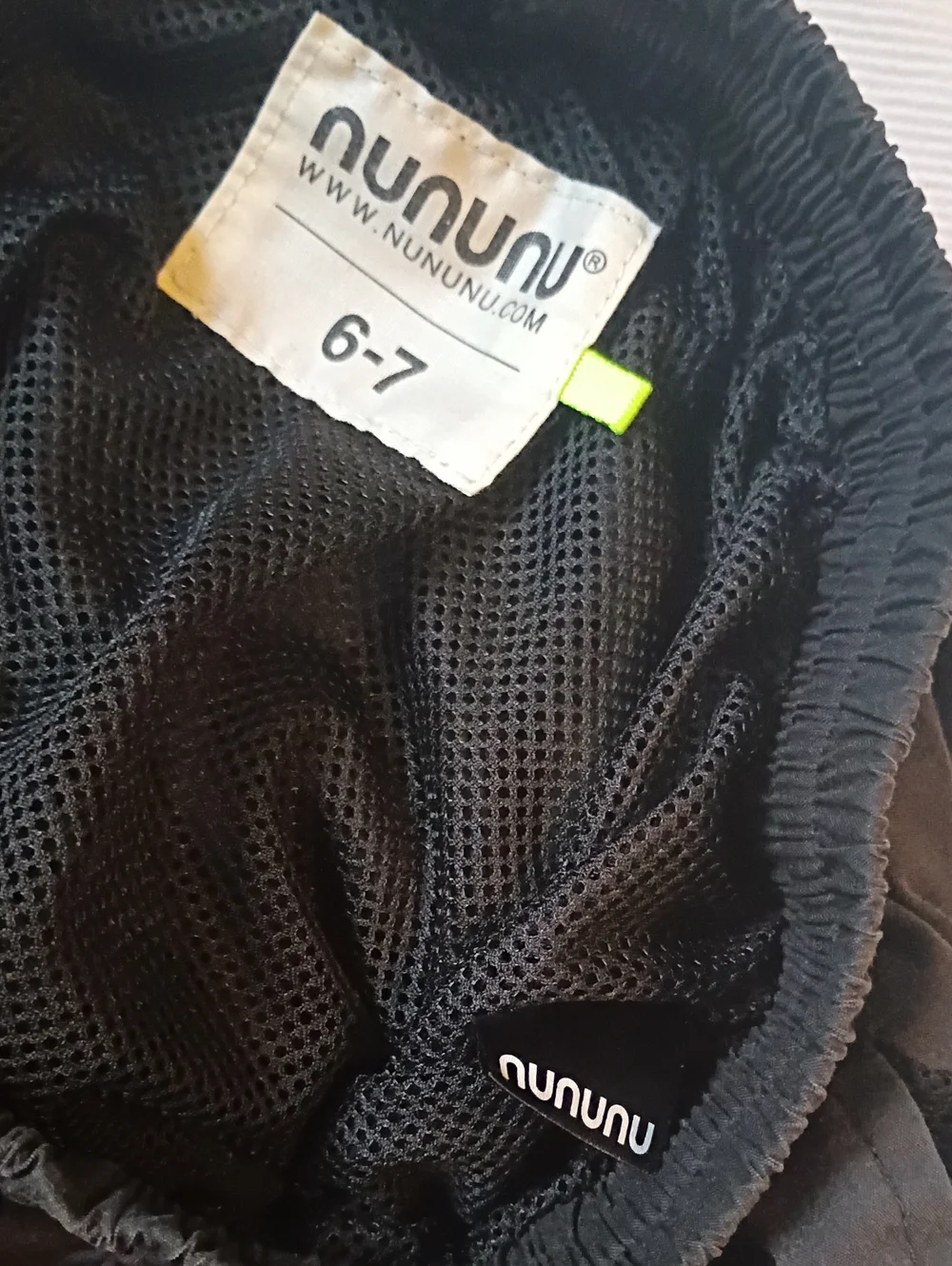 nununu Black Swim Shorts With Embroidered Design